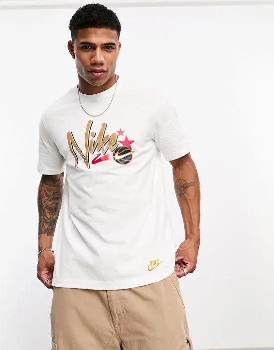 Best Of The Best Hoops T-shirt in white
