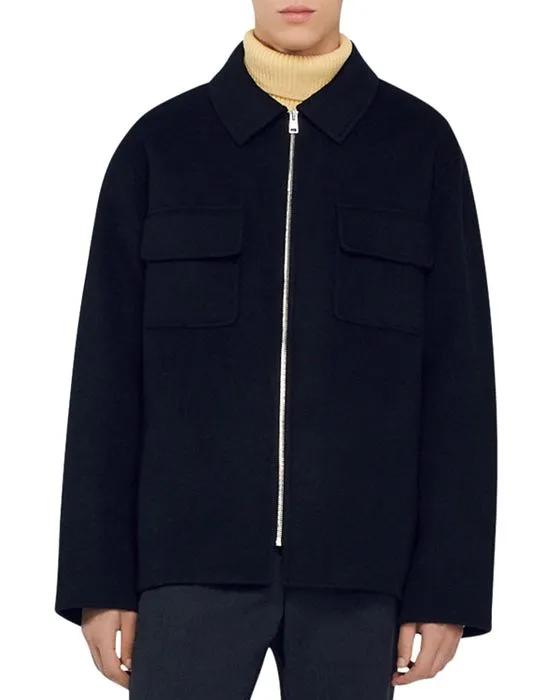 Beta Wool-Blend Zip Jacket