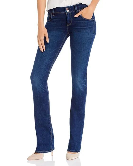 Beth Mid Rise Bootcut Jeans In Obscurity  