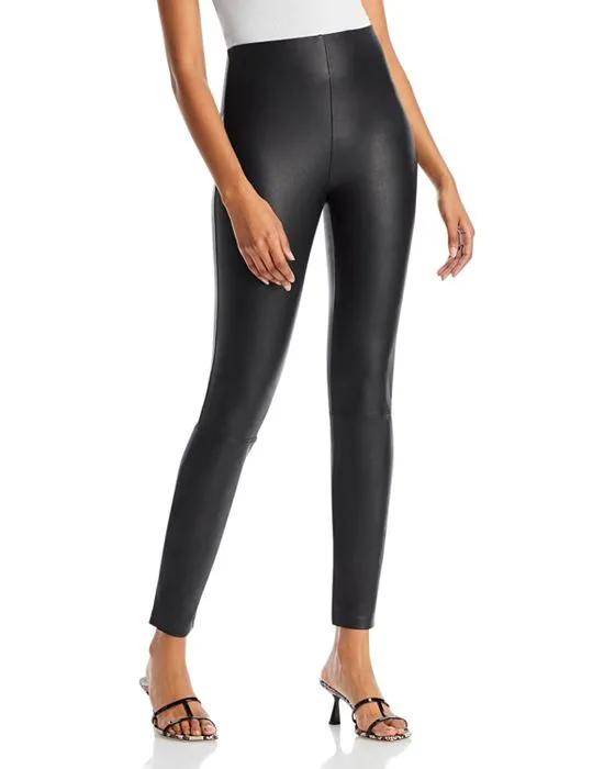 Better Than Leather Faux-Leather Leggings