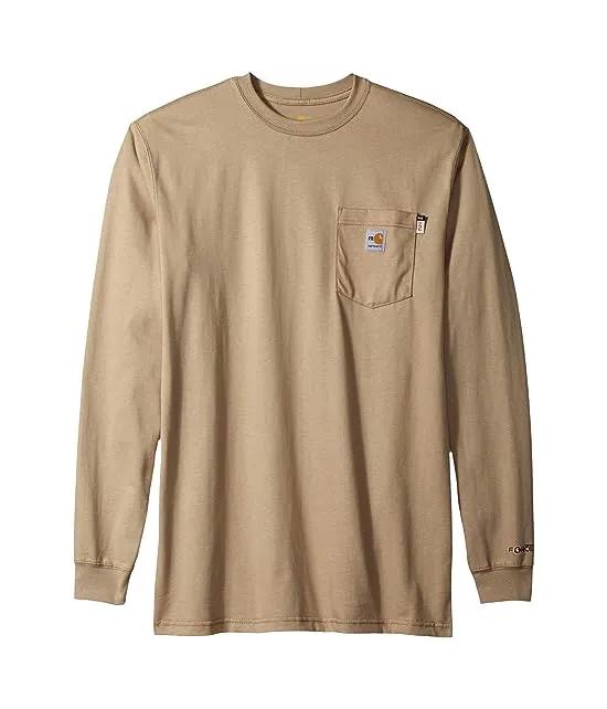 Big & Tall Flame-Resistant Force Cotton Long Sleeve T-Shirt