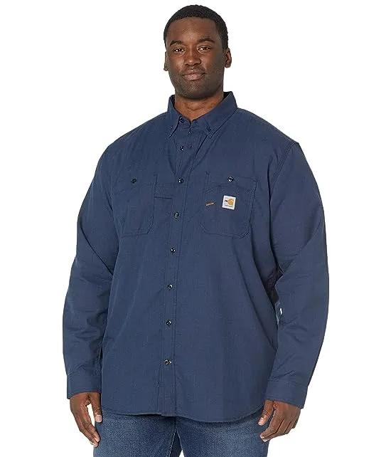 Big & Tall Flame-Resistant Force Original Fit Lightweight Long Sleeve Button Front Shirt
