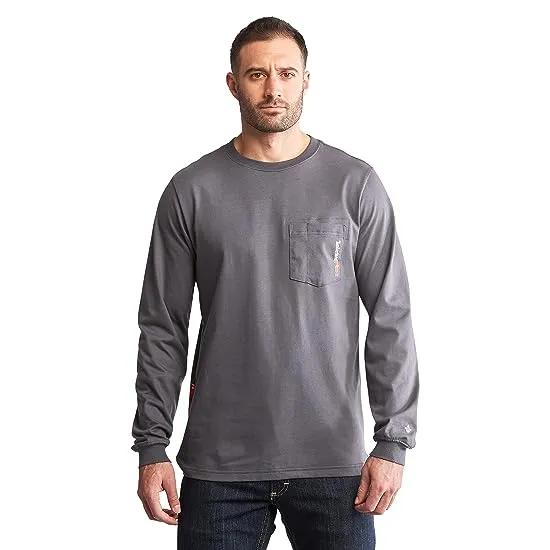Big & Tall FR Cotton Core Pocket Logo Long Sleeve T-Shirt