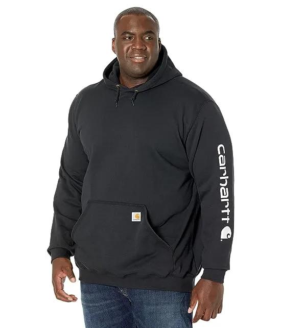 Big & Tall Midweight Signature Sleeve Logo Hooded Sweatshirt