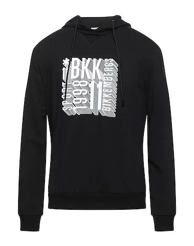 BIKKEMBERGS | Black Men‘s Hooded Sweatshirt