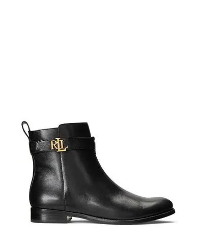 Black Ankle boot BRIELE BURNISHED LEATHER BOOTIE

