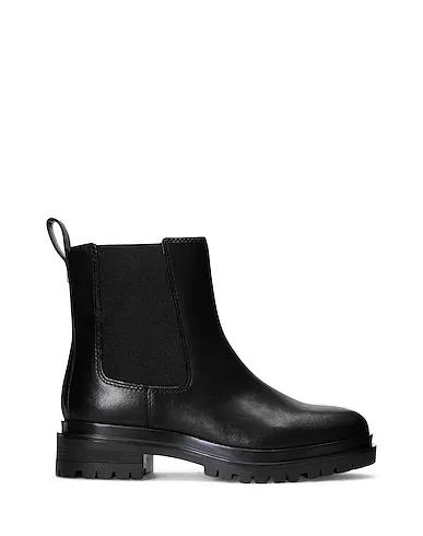 Black Ankle boot CORINNE BURNISHED LEATHER BOOTIE
