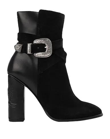 Black Ankle boot HCW BUCKLE BOOTS
