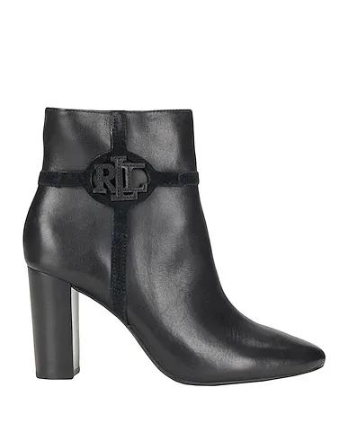 Black Ankle boot MARLEIGH BURNISHED LEATHER BOOTIE
