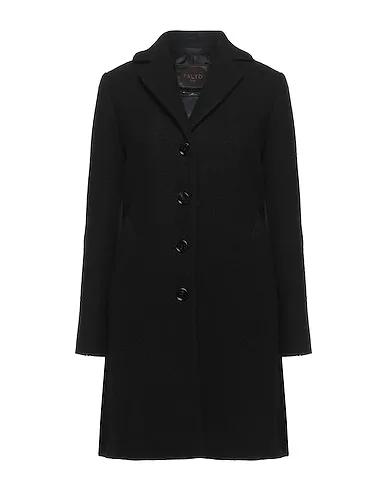 Black Boiled wool Coat
