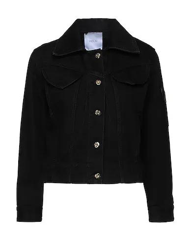 Black Boiled wool Denim jacket