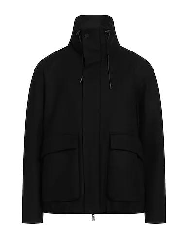 Black Boiled wool Jacket
