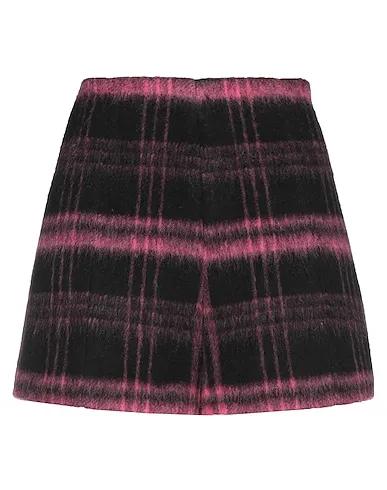 Black Boiled wool Shorts & Bermuda