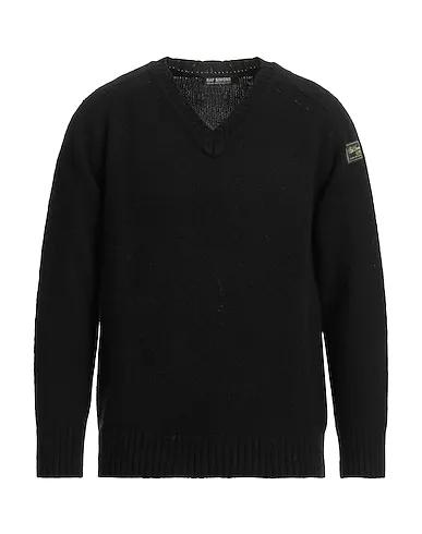 Black Boiled wool Sweater