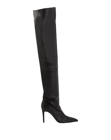 Black Boots OVER-THE-KNEE BOOTS
