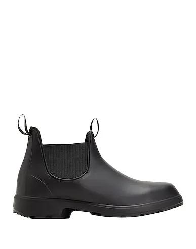 Black Boots RUBBER ANKLE BOOTS
