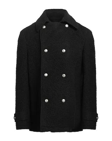 Black Bouclé Coat
