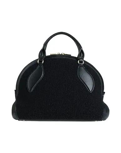 Black Bouclé Handbag