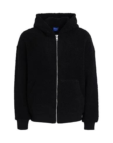 Black Bouclé Hooded sweatshirt