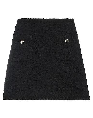 Black Bouclé Mini skirt