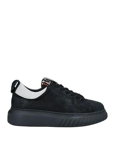 Black Bouclé Sneakers