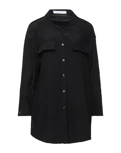 Black Cady Silk shirts & blouses