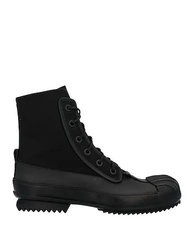Black Canvas Boots