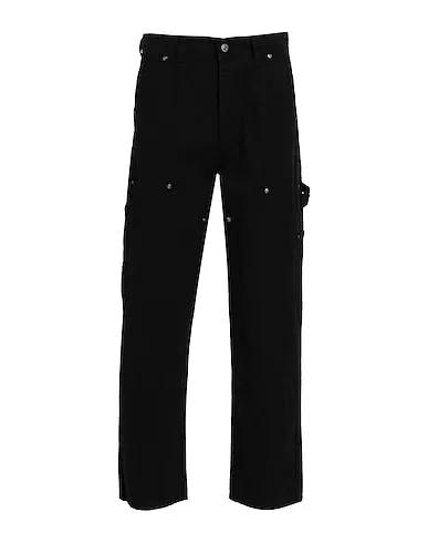 Black Cargo Topman carpenter trousers in black - BLACK
