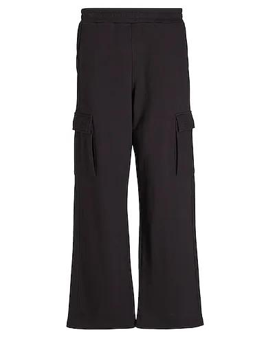 Black Casual pants ORGANIC COTTON LOOSE FIT CARGO SWEATPANTS
