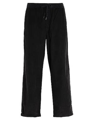 Black Casual pants RANGE BAGGY TAPRD ACID WASH CORD PANT
