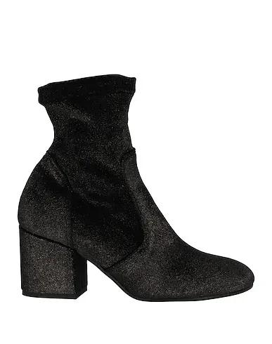 Black Chenille Ankle boot