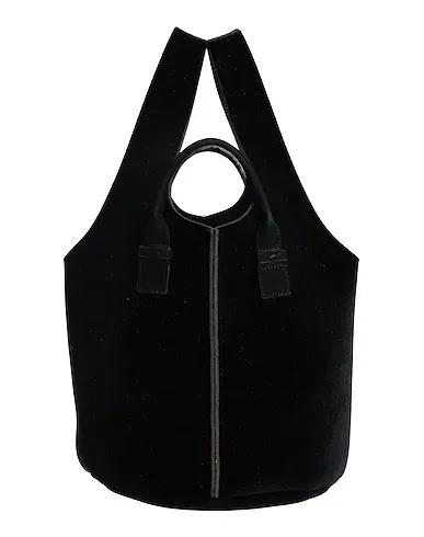 Black Chenille Handbag