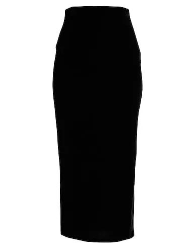 Black Chenille Maxi Skirts