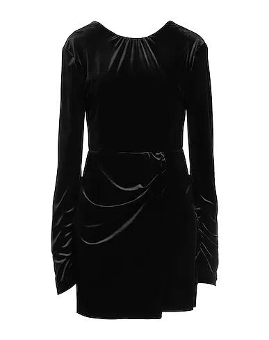 Black Chenille Short dress