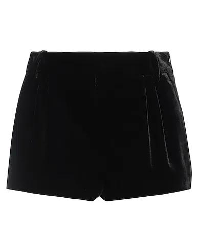 Black Chenille Shorts & Bermuda