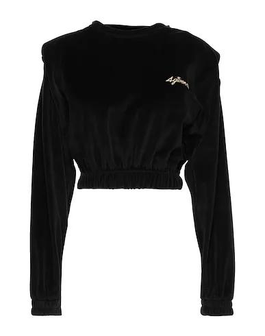 Black Chenille Sweatshirt