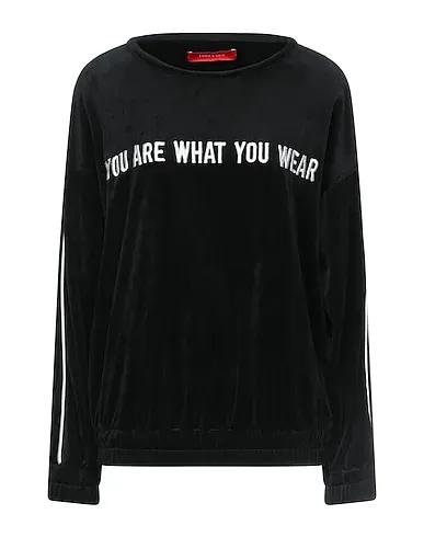 Black Chenille Sweatshirt