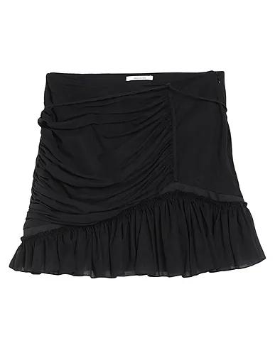 Black Chiffon Mini skirt