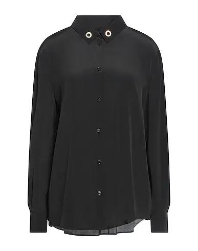 Black Chiffon Shirts & blouses with bow