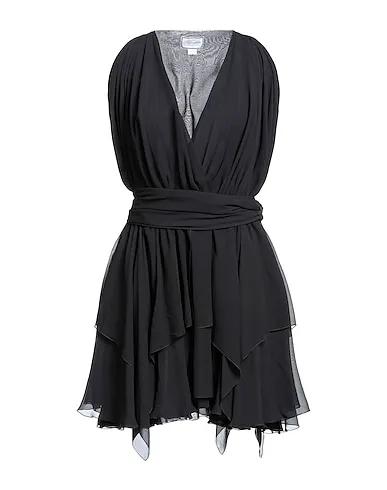 Black Chiffon Short dress