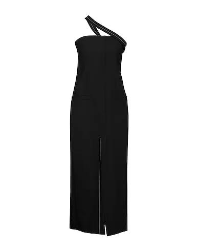 Black Cool wool Elegant dress