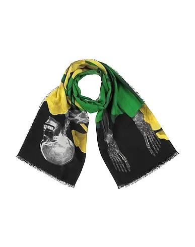 Black Cool wool Scarves and foulards