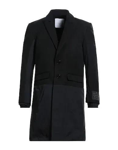 Black Cotton twill Coat