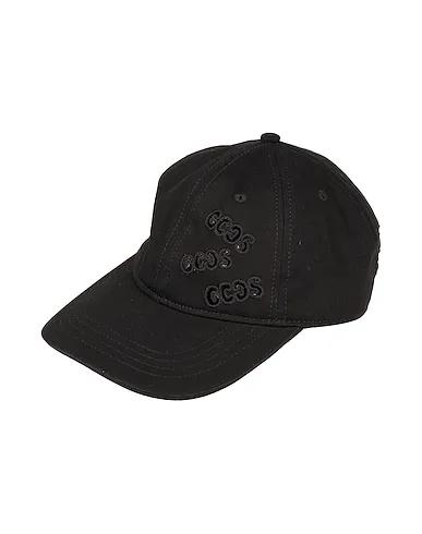 Black Cotton twill Hat