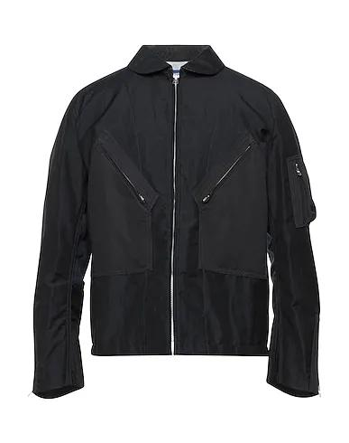 Black Cotton twill Jacket