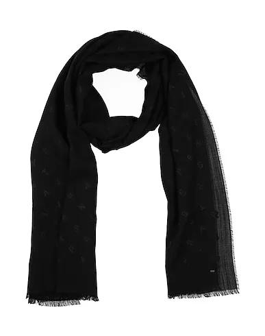 Black Cotton twill Scarves and foulards