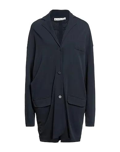 Black Crêpe Full-length jacket