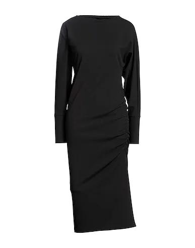 Black Crêpe Midi dress