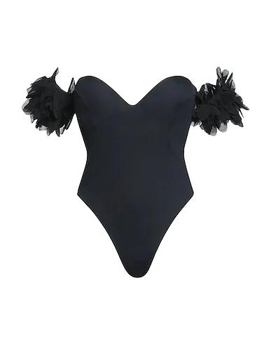 Black Crêpe One-piece swimsuits