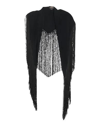 Black Crêpe Scarves and foulards